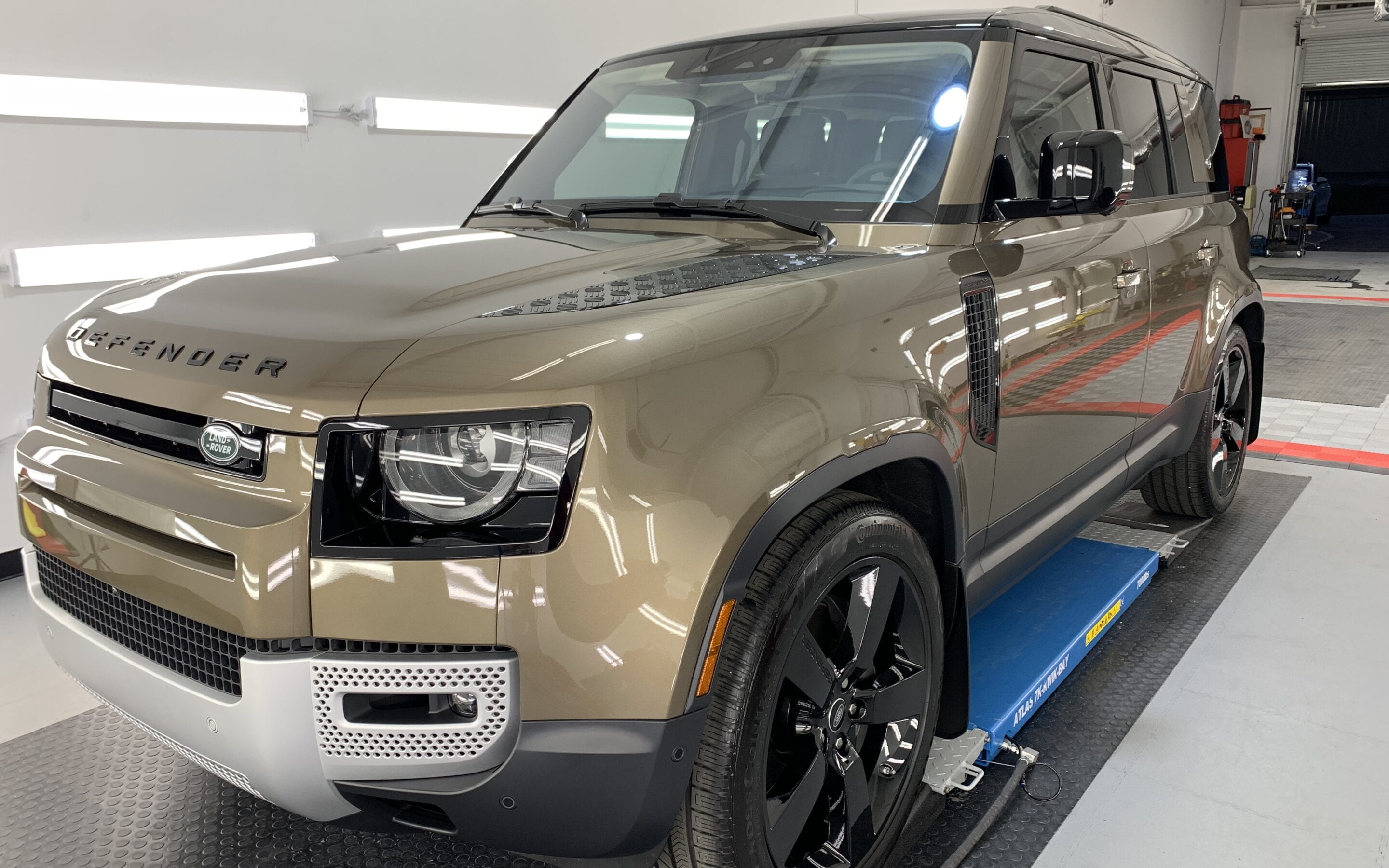 Photo of a New Car Preparation of a 2020 Land Rover Defender