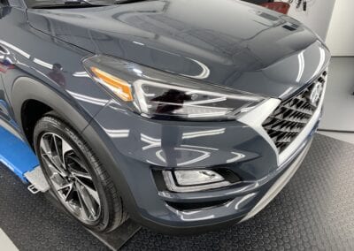 Photo of a New Car Preparation of a 2021 Hyundai Tucson