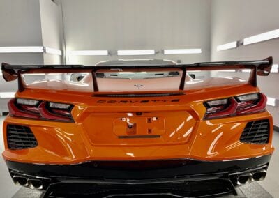 Photo of a New Car Preparation of a 2020 Chevrolet Corvette