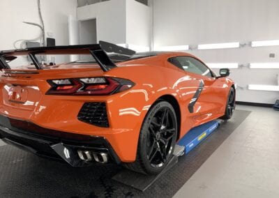 Photo of a New Car Preparation of a 2020 Chevrolet Corvette