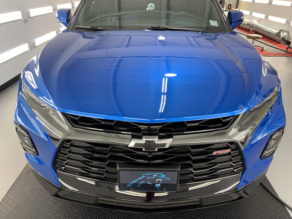 Photo of a New Car Preparation of a 2021 Chevrolet Blazer