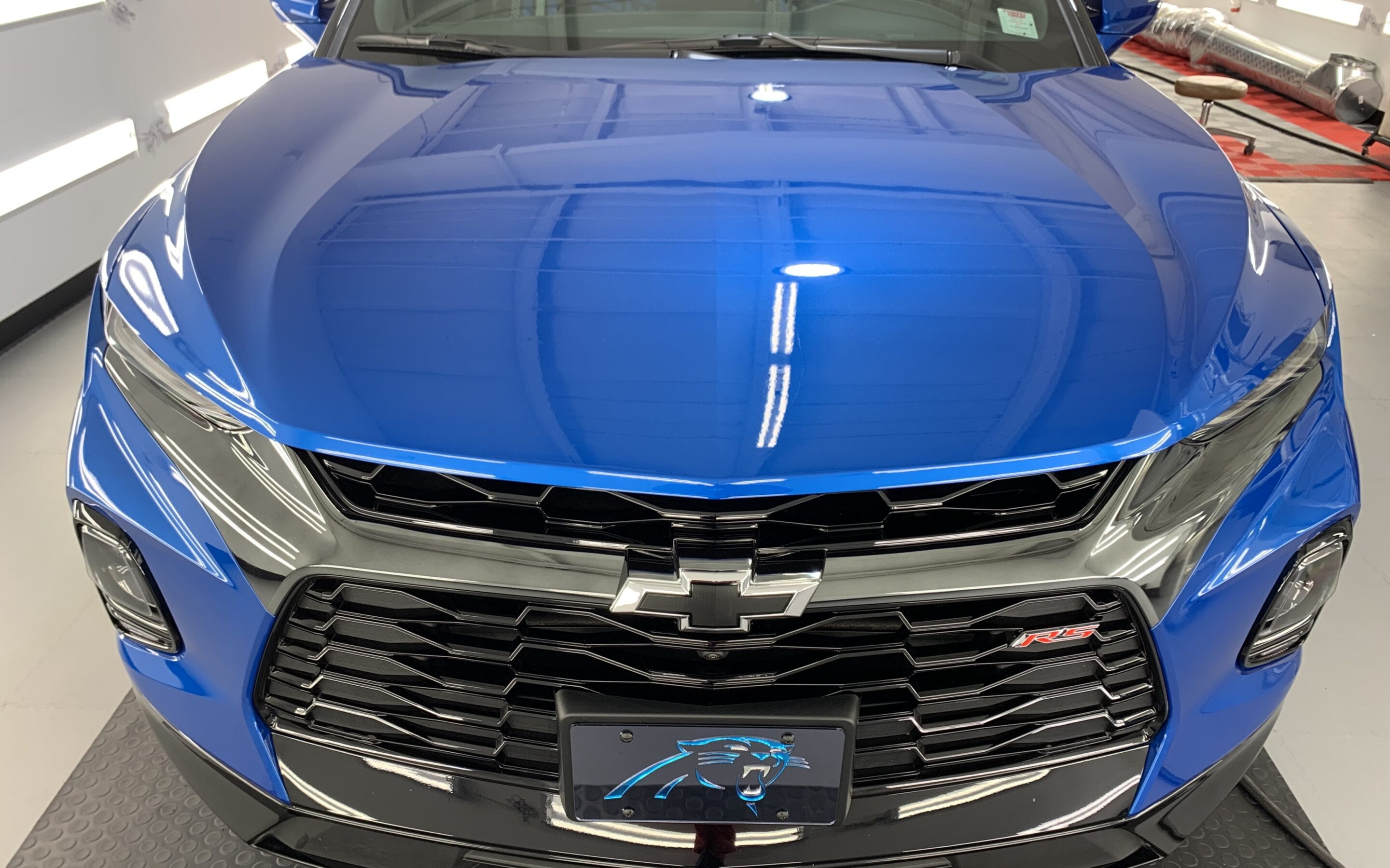 Photo of a New Car Preparation of a 2021 Chevrolet Blazer