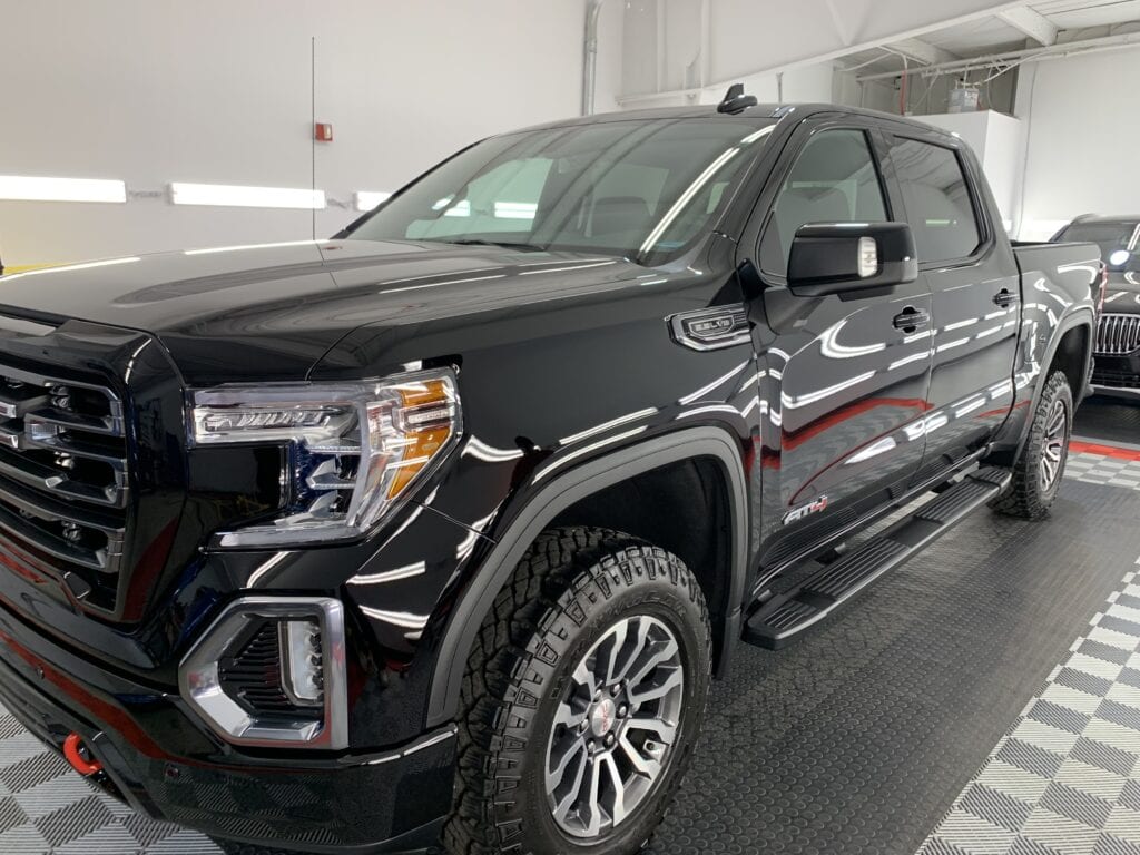 Photo of a New Car Preparation of a 2020 GMC Sierra