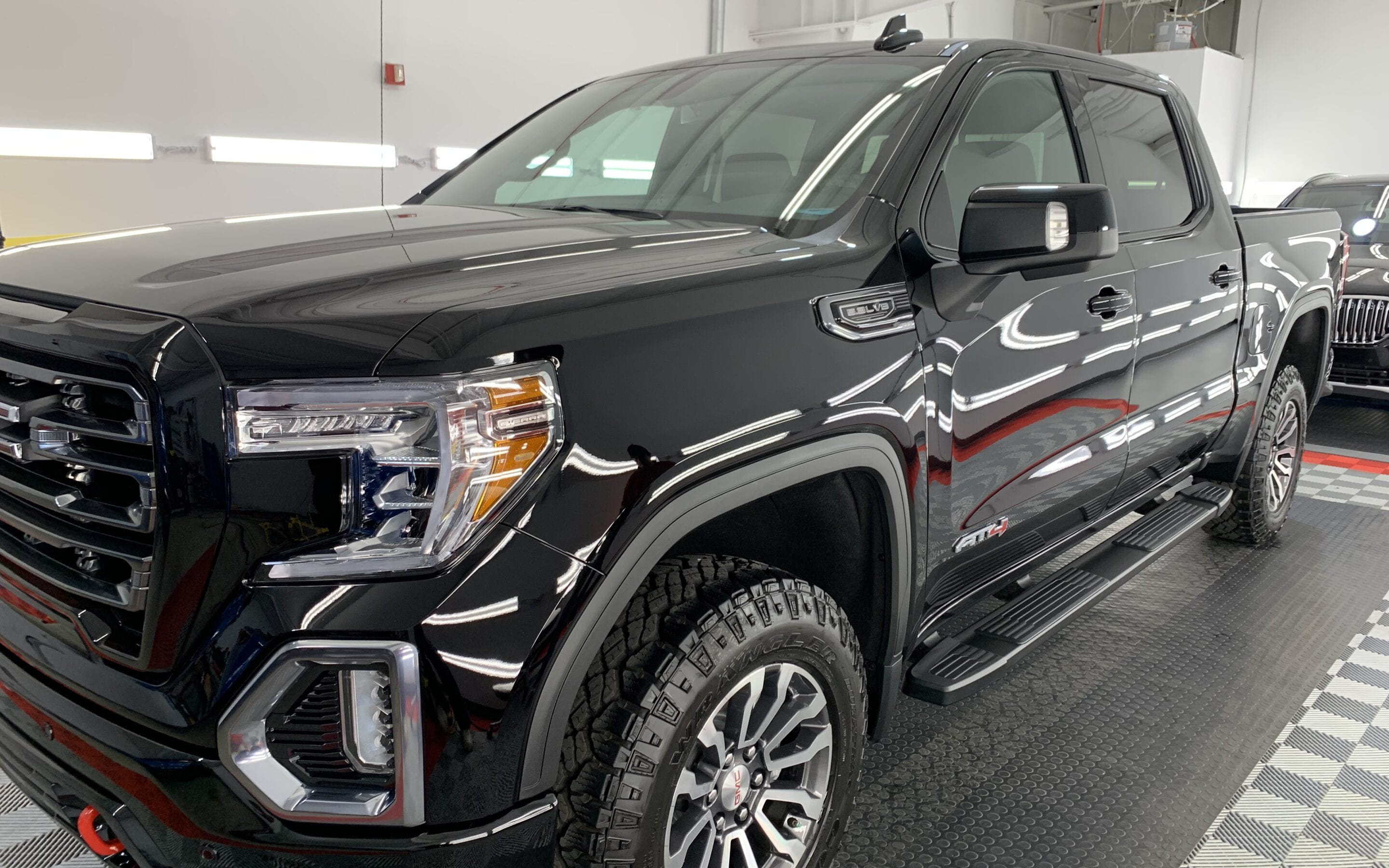 Photo of a New Car Preparation of a 2020 GMC Sierra