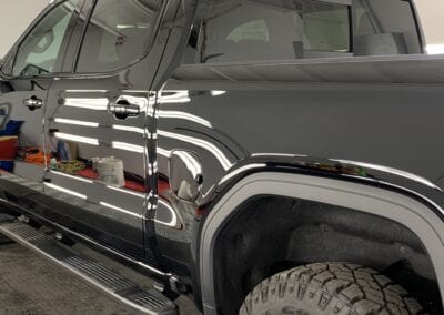 Photo of a New Car Preparation of a 2020 GMC Sierra