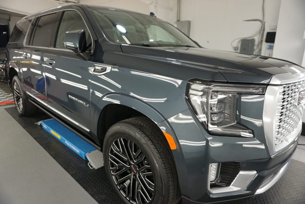 Photo of a New Car Preparation of a 2020 GMC Yukon