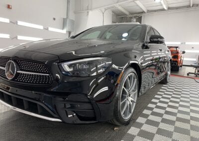 Photo of a New Car Preparation of a 2020 Mercedes E-Class