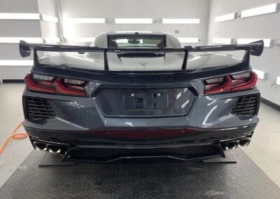 Photo of a New Car Preparation of a 2020 Chevrolet Corvette