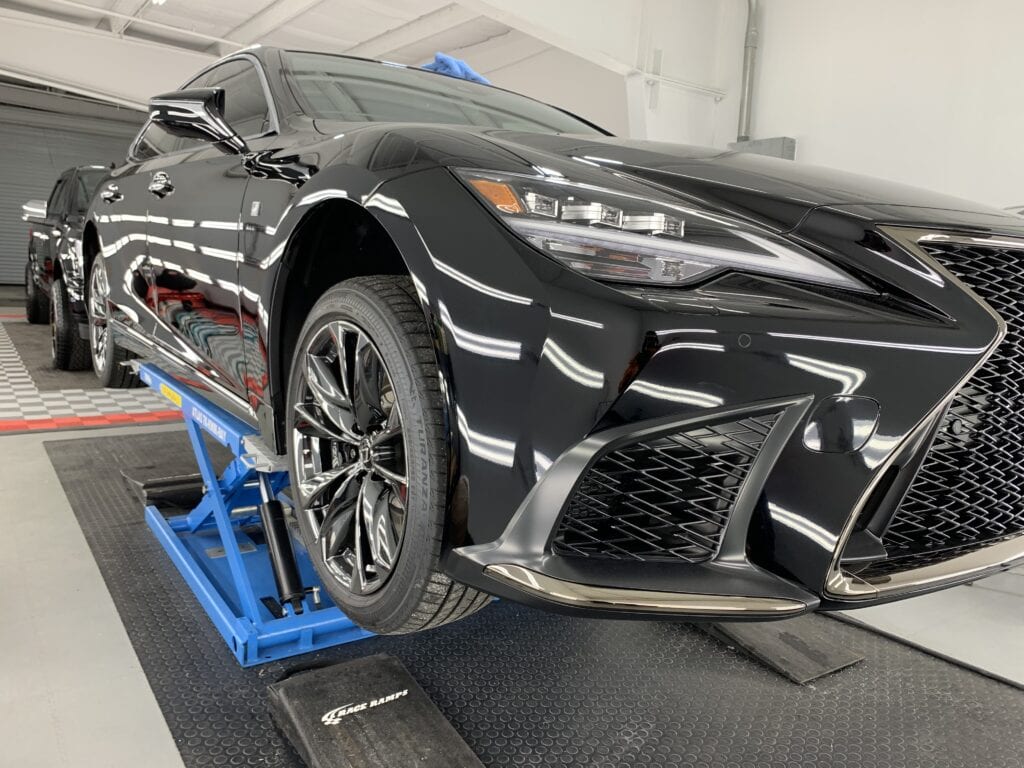 Photo of a New Car Preparation of a 2020 Lexus LS