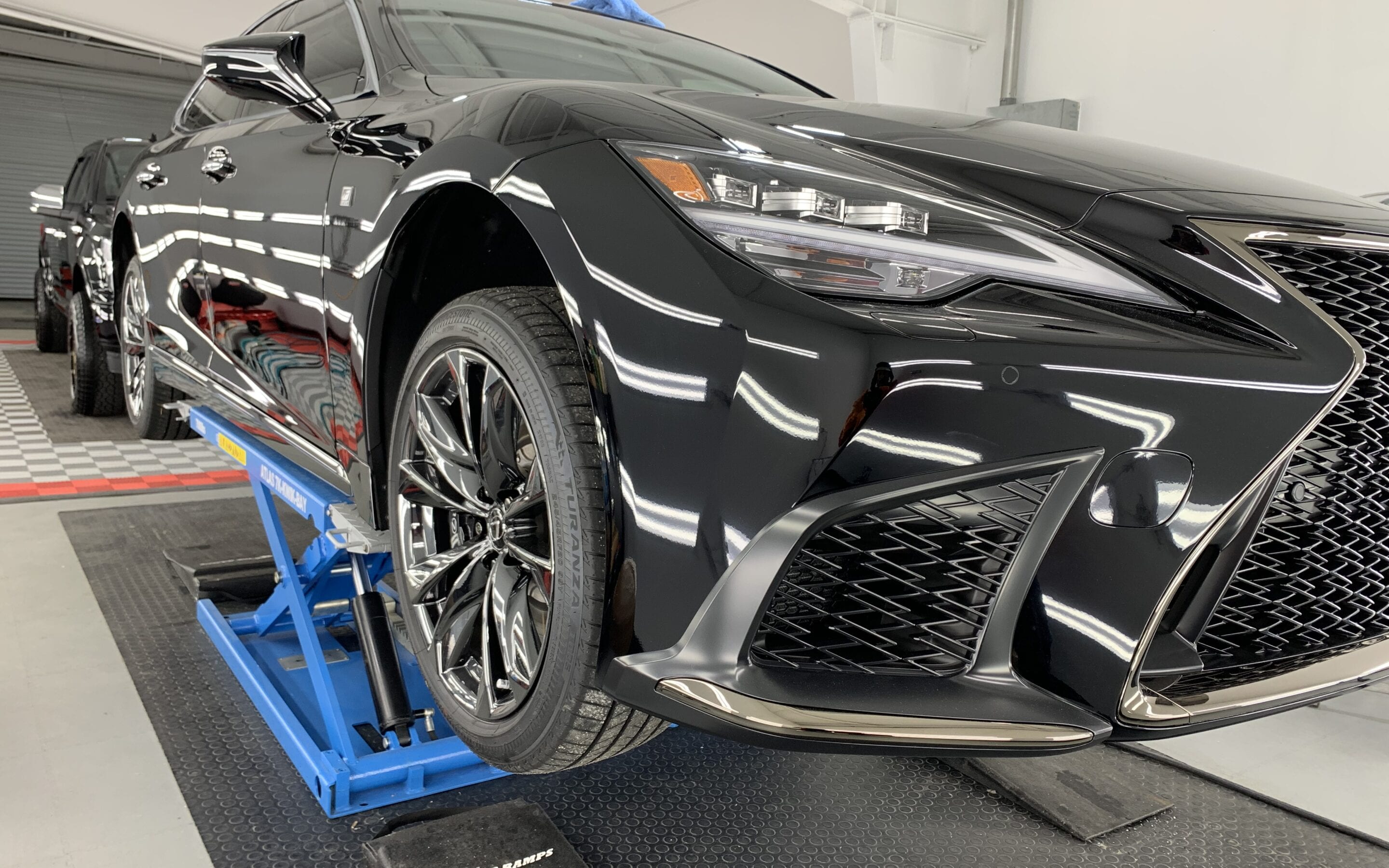 New Car Preparation of a 2020 Lexus LS