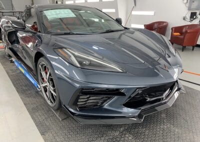 Photo of a New Car Preparation of a 2020 Chevrolet Corvette