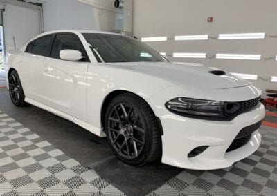 Photo of a New Car Preparation of a 2020 Dodge Challenger