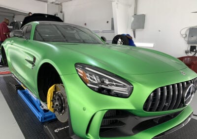 Photo of a New Car Preparation of a 2020 Mercedes AMG GT