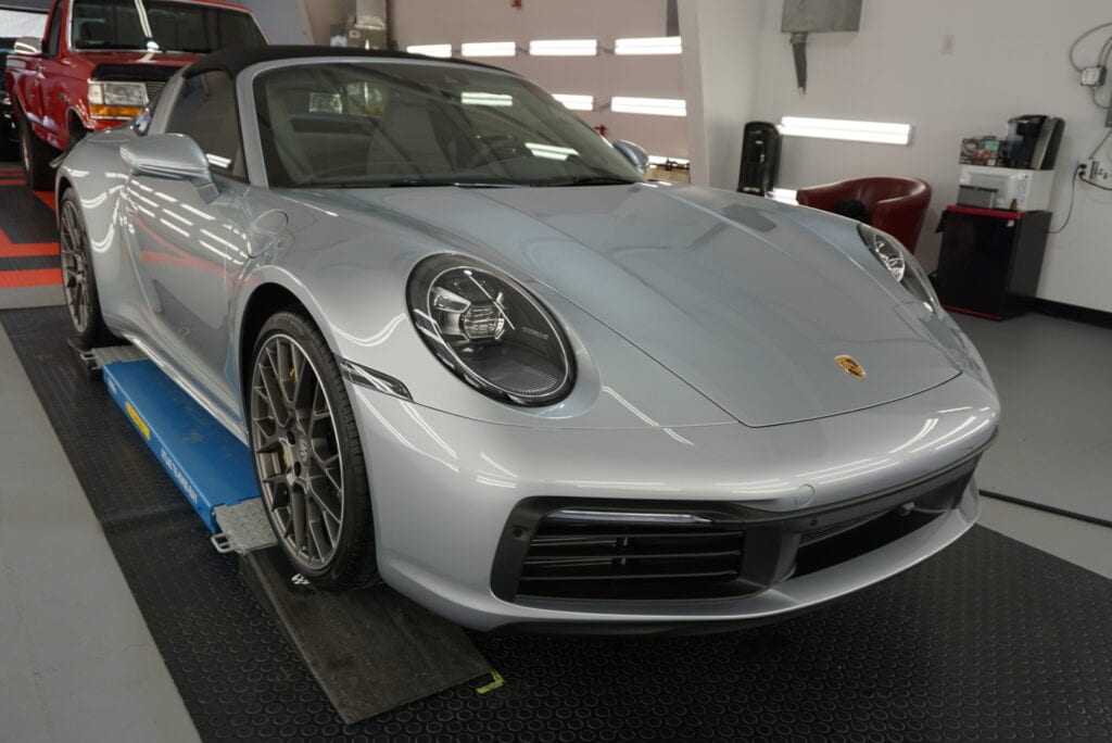 Photo of a New Car Preparation of a 2020 Porsche 911