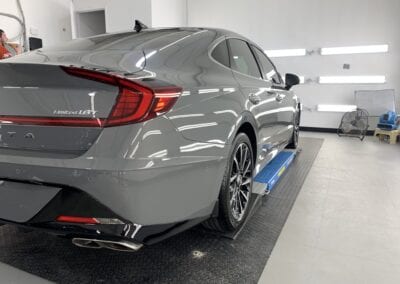 Photo of a New Car Preparation of a 2021 Hyundai Sonata