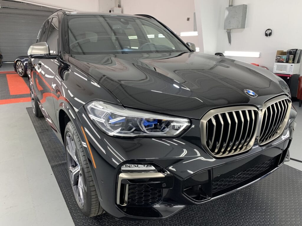 Photo of a New Car Preparation of a 2021 BMW 5-Series M5