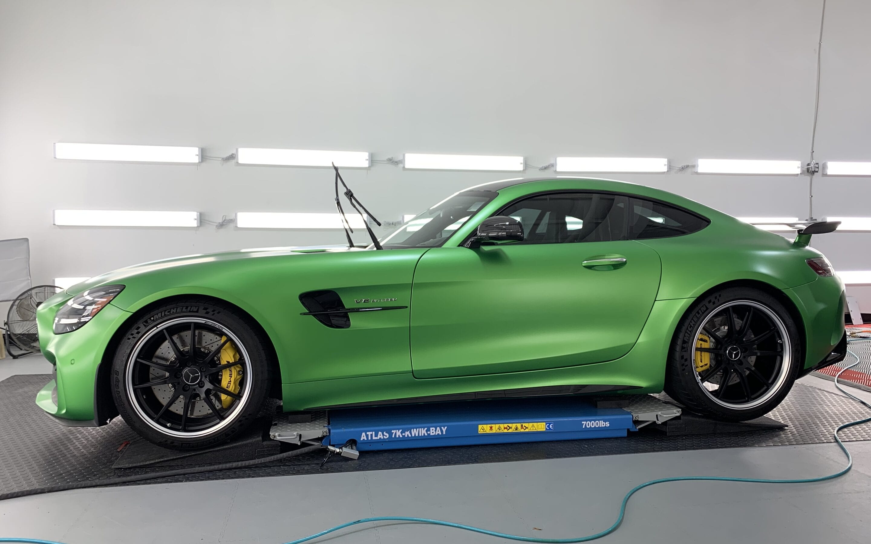 Photo of a New Car Preparation of a 2020 Mercedes AMG GT