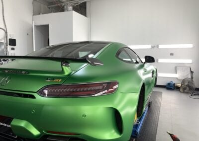 Photo of a New Car Preparation of a 2020 Mercedes AMG GT