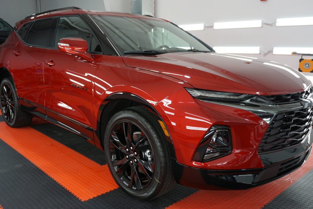 Photo of a New Car Preparation of a 2021 Chevrolet Blazer