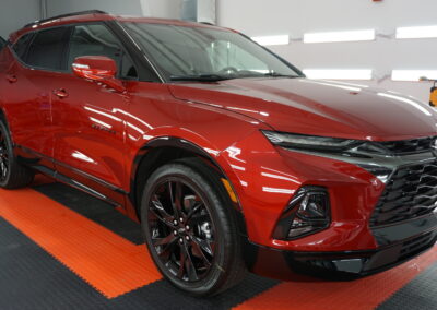 Photo of a New Car Preparation of a 2021 Chevrolet Blazer