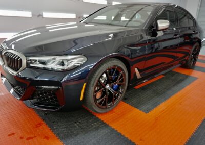 Photo of a New Car Preparation of a 2021 BMW 5-Series M5