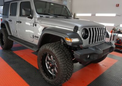 Photo of a New Car Preparation of a 2021 Jeep Wrangler