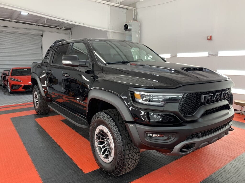 Photo of a New Car Preparation of a 2021 Dodge Ram TRX