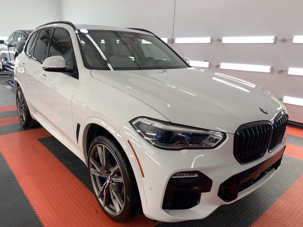 Photo of a New Car Preparation of a 2021 BMW X5