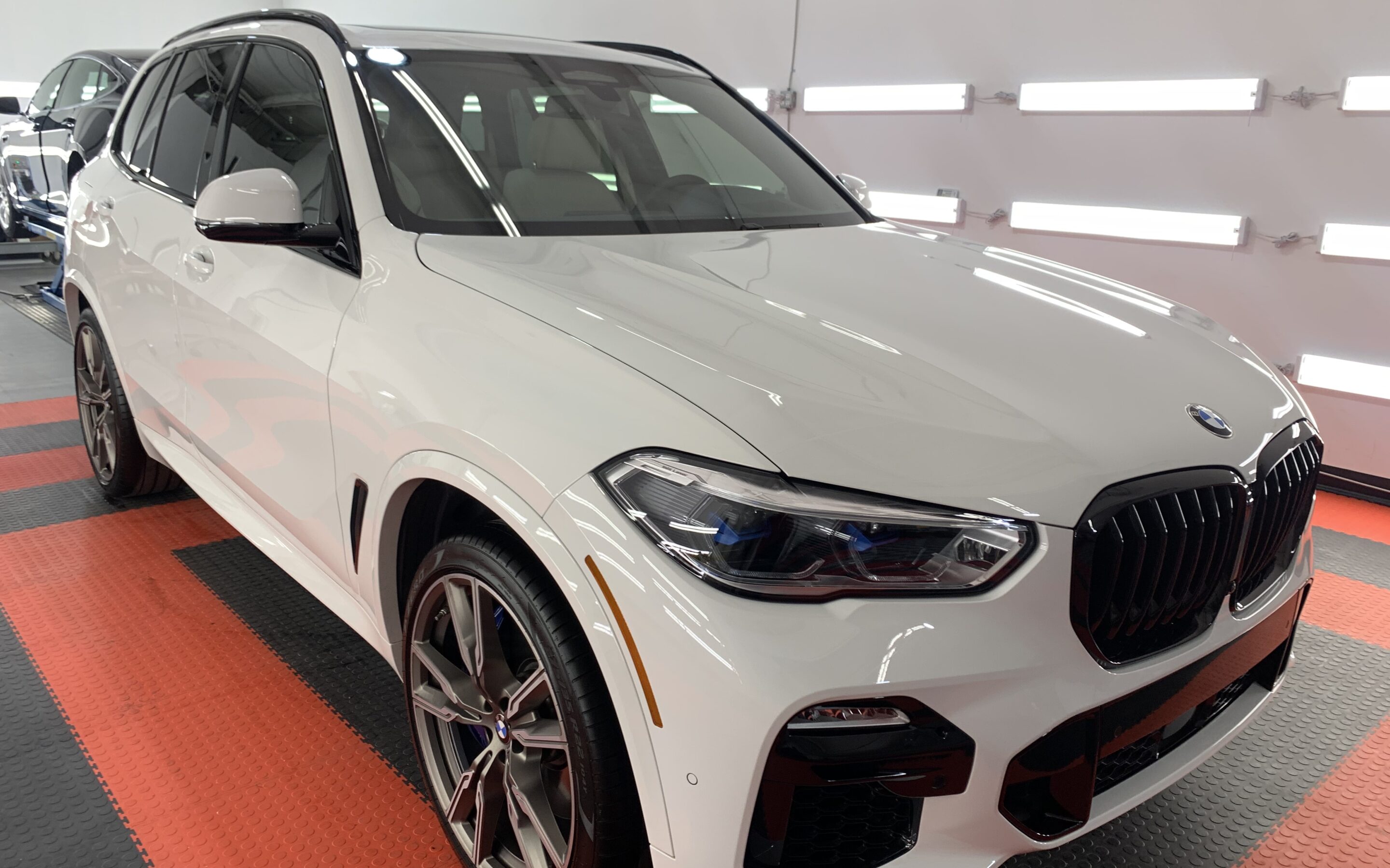 Photo of a New Car Preparation of a 2021 BMW X5