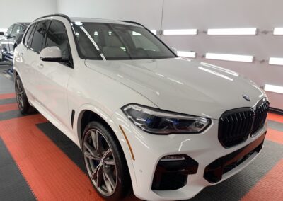 Photo of a New Car Preparation of a 2021 BMW X5