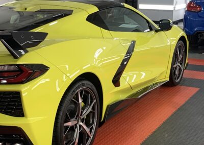 Photo of a New Car Preparation of a 2021 Chevrolet Corvette