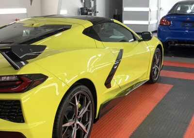 Photo of a New Car Preparation of a 2021 Chevrolet Corvette