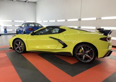 Photo of a New Car Preparation of a 2021 Chevrolet Corvette