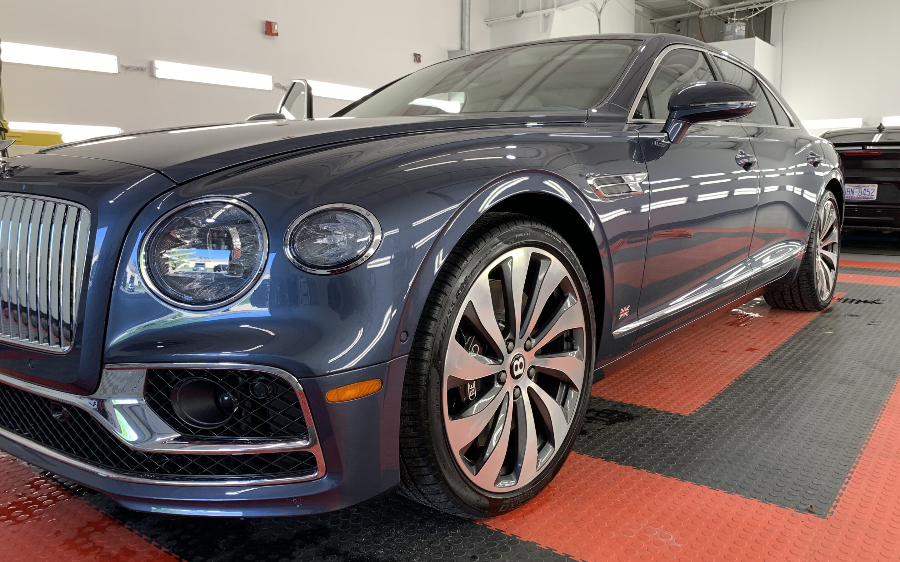 Photo of a New Car Preparation of a 2021 Bentley Flying Spur