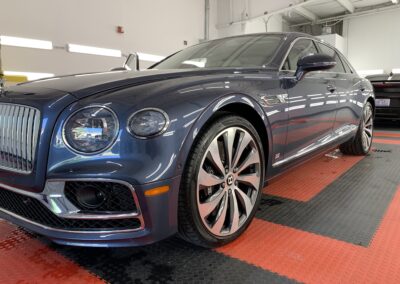Photo of a New Car Preparation of a 2021 Bentley Flying Spur