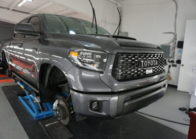 Photo of a New Car Preparation of a 2021 Toyota Tundra