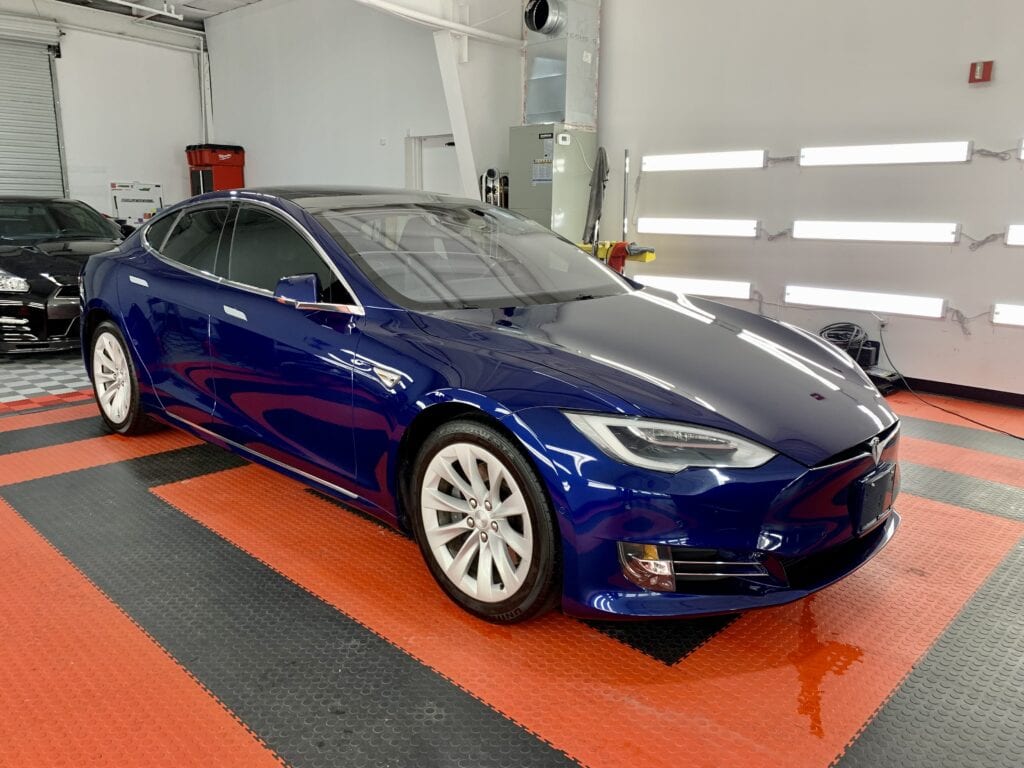 Photo of a Ceramic Coating of a 2018 Tesla Model S