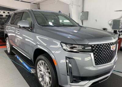 Photo of a New Car Preparation of a 2021 Cadillac Escalade