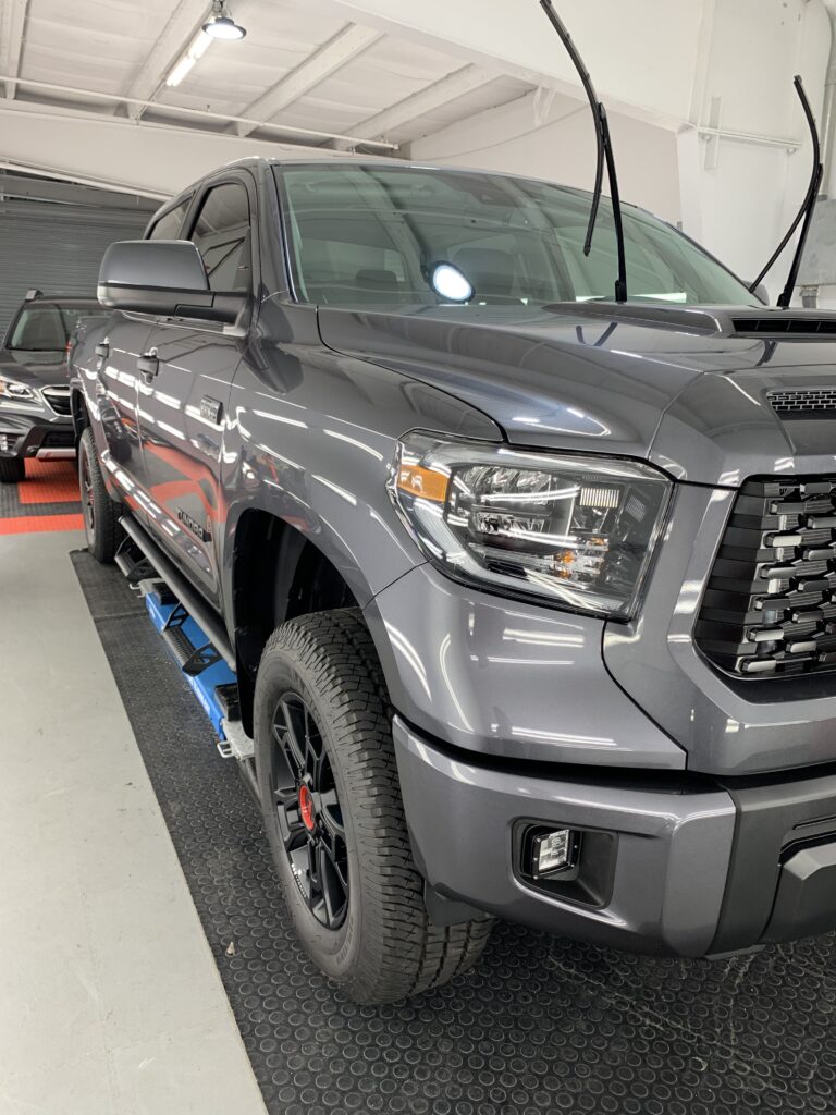 Photo of a New Car Preparation of a 2021 Toyota Tundra