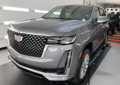 Photo of a New Car Preparation of a 2021 Cadillac Escalade