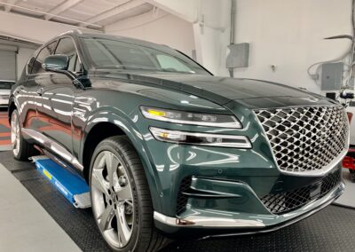 Photo of a New Car Preparation of a 2021 Genesis GV80