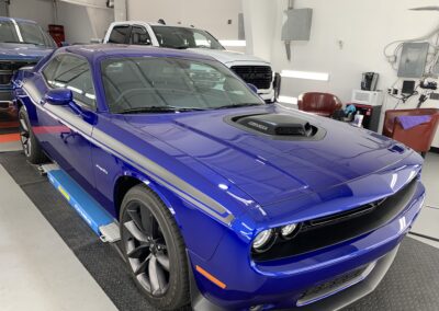 Photo of a New Car Preparation of a 2021 Dodge Challenger