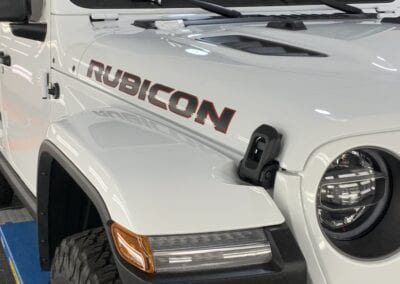 Photo of a New Car Preparation of a 2021 Jeep Wrangler