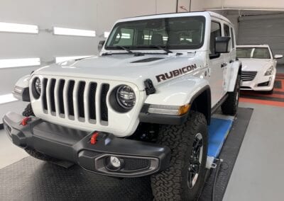 Photo of a New Car Preparation of a 2021 Jeep Wrangler