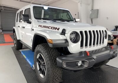 Photo of a New Car Preparation of a 2021 Jeep Wrangler