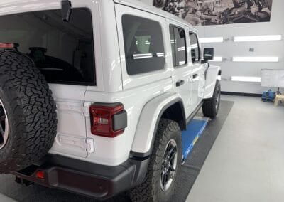 Photo of a New Car Preparation of a 2021 Jeep Wrangler
