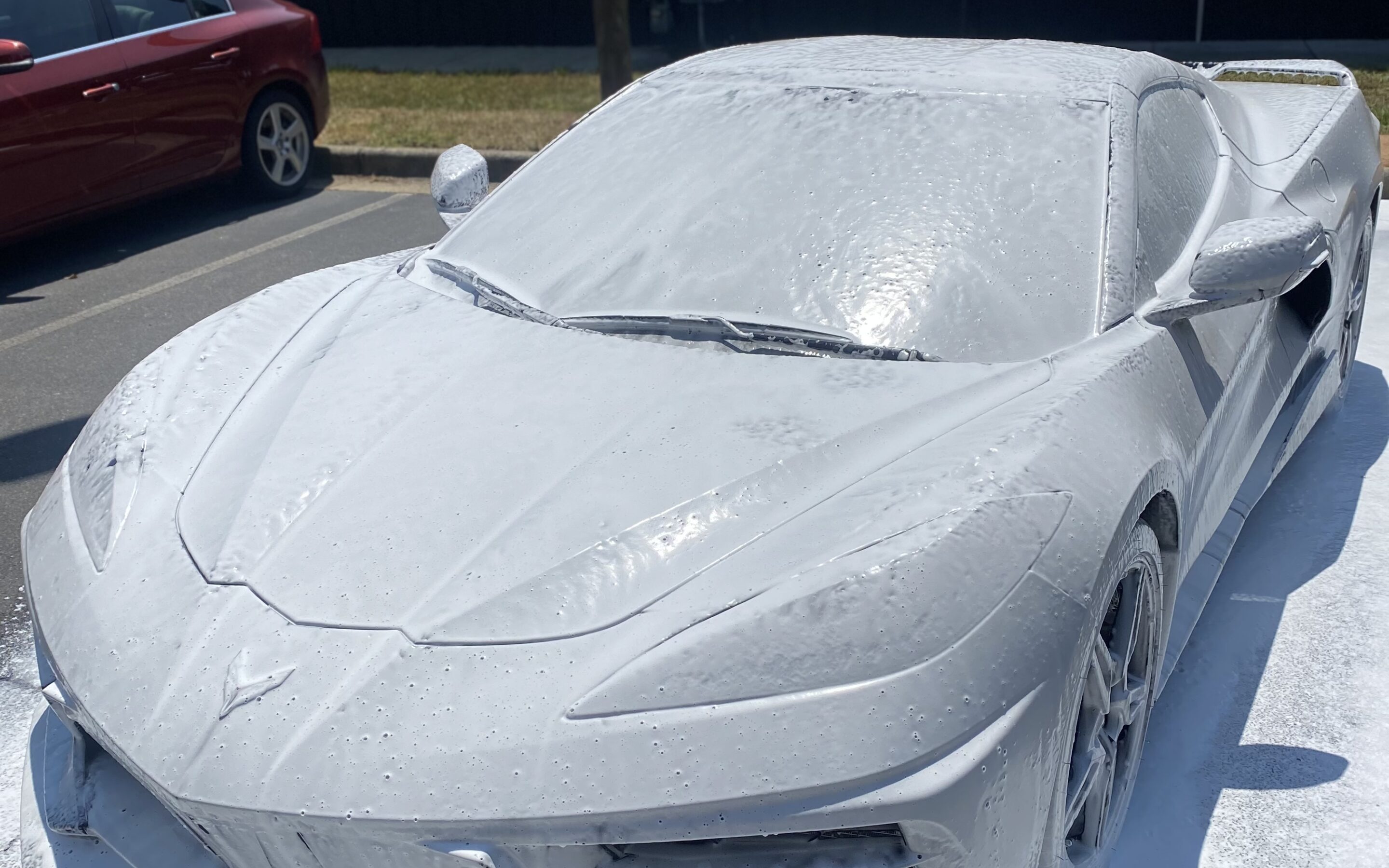 Premier Wash of a 2021 Chevrolet Corvette