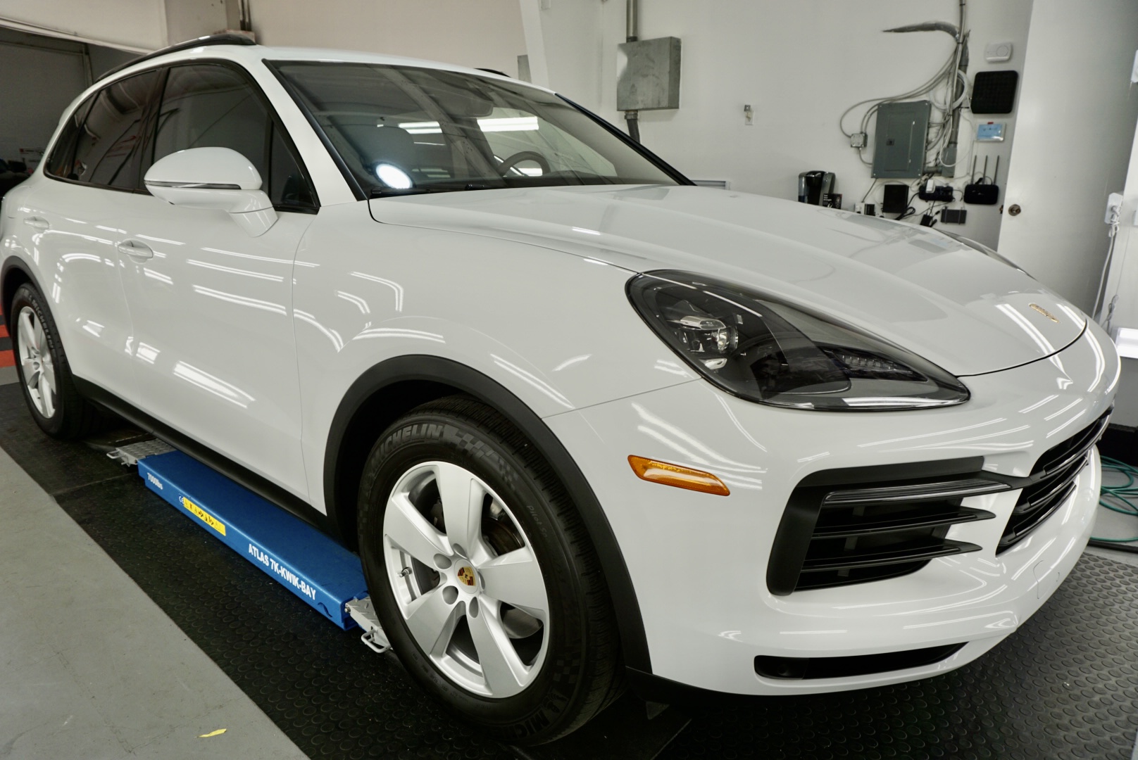 New Car Preparation of a 2021 Porsche Cayenne