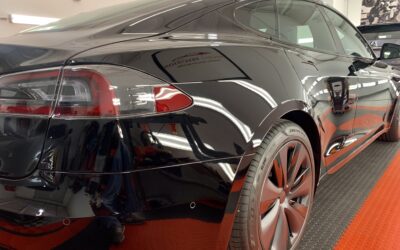 New Car Preparation of a 2021 Tesla Model S