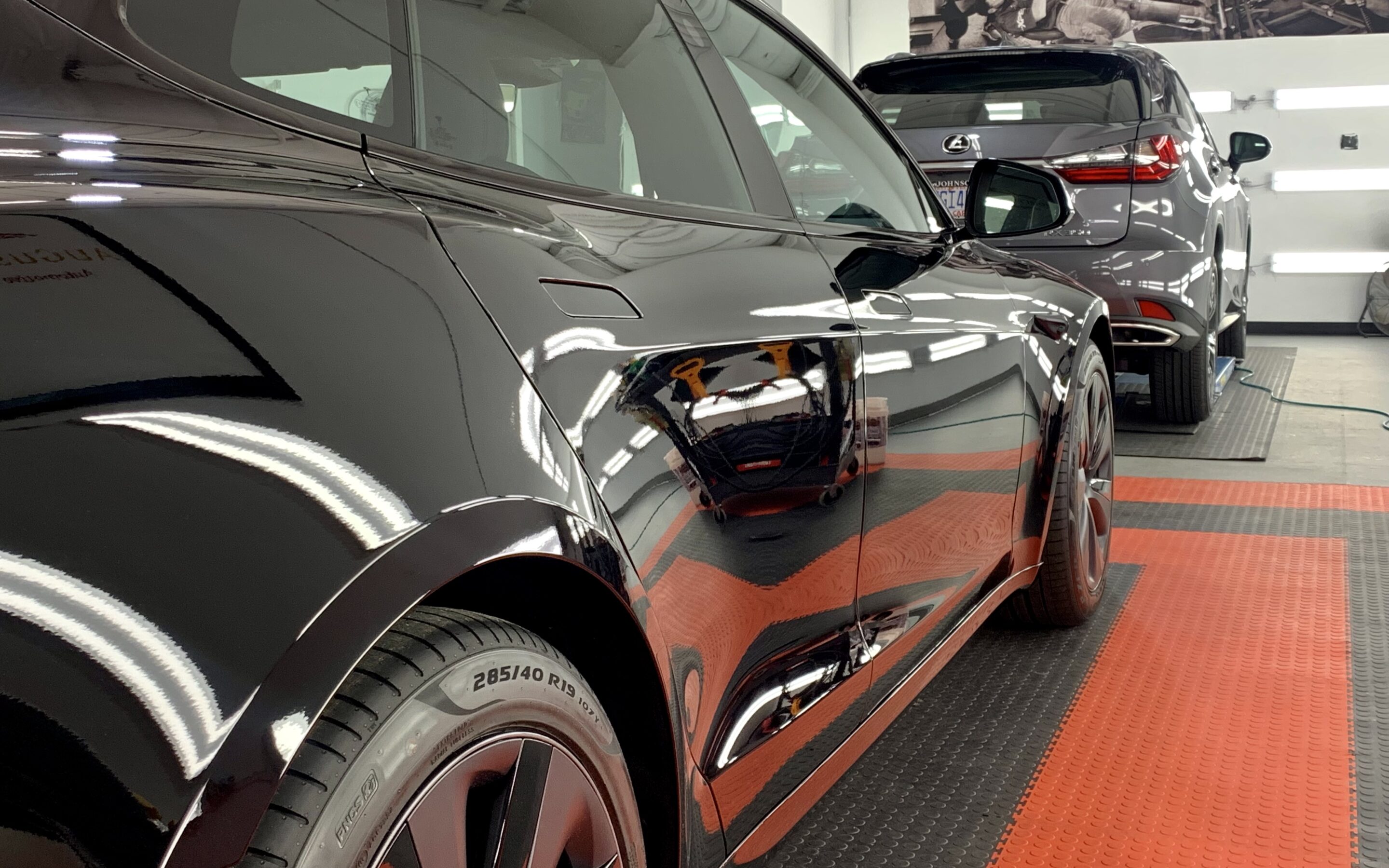 Ceramic Coating of a 2021 Tesla Model S